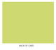 California Classic Frame Folded Citrus Note Cards - Embossed Image 3 of 4